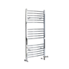 Badheizkörper Mischbetrieb Gebogen 1200x600mm 452W Chrom – Kent,  von Hudson Reed