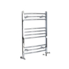 Badheizkörper Mischbetrieb Gebogen 800x500mm 252W Chrom – Kent,  von Hudson Reed