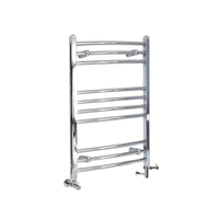 Badheizkörper Mischbetrieb Gebogen 800x500mm 252W Chrom – Kent,  von Hudson Reed