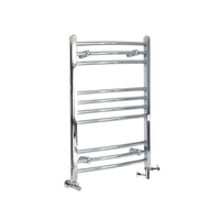 Badheizkörper Mischbetrieb Gebogen 800x600mm 287W Chrom – Kent,  von Hudson Reed