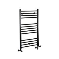 Badheizkörper Mischbetrieb Mattschwarz Flach 1000x500mm 486W – Nox,  von Hudson Reed