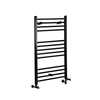 Badheizkörper Mischbetrieb Mattschwarz Flach 1000x600mm 555W – Nox,  von Hudson Reed