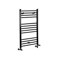 Badheizkörper Mischbetrieb Mattschwarz Flach 1000x600mm 555W – Nox,  von Hudson Reed