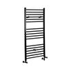 Badheizkörper Mischbetrieb Mattschwarz Flach 1200x500mm 594W – Nox,  von Hudson Reed