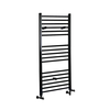 Badheizkörper Mischbetrieb Mattschwarz Flach 1200x600mm 681W – Nox,  von Hudson Reed
