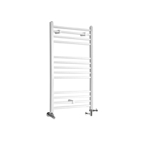 Badheizkörper Mischbetrieb Weiß Flach 1000mm x 500mm 486W – Ive