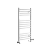 Badheizkörper Mischbetrieb Weiß Gebogen 1000mm x 500mm 486W – Ive