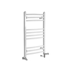 Badheizkörper Mischbetrieb Weiß Gebogen 800mm x 500mm 372W – Ive
