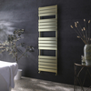 Badheizkörper mit flachen Heizlamellen,  in Gold - 160cm x 50cm - Lustro Hudson Reed