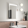 Beleuchteter LED-Spiegel 20W 500mm x 700mm,  für Badezimmer - Hudson Reed