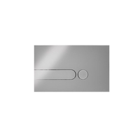 Betätigungsplatte Zweimengentechnik Runde Tasten Chrome 150mm x 240mm - Cluo,  von Hudson Reed