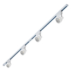 Biard 2x dimmbare LED Schienenleuchtsysteme 2x 1m Weiß mit 4x 10W Leuchten