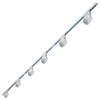 Biard 3x dimmbare LED Schienenleuchtsysteme 3x 1m Weiß mit 6x 10W Leuchten