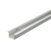 Biard 5x Einbau-Befestigungs-Schiene Eckig 100cm für LED Strips