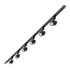 Biard 6x LED Schienenstrahler mit 2m Leiste Schwarz