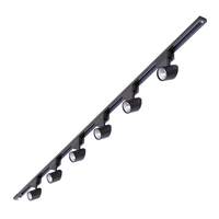 Biard 6x LED Schienenstrahler mit 2m Leiste Schwarz