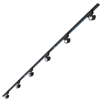 Biard 6x LED Schienenstrahler mit 3x 1m Leiste Schwarz