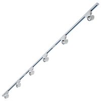 Biard 6x LED Schienenstrahler mit 3x 1m Leiste Weiß