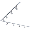 Biard 8x LED Schienenstrahler mit 2x 2m Leiste über Eck Weiß