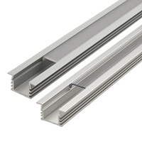 Biard Einbau-Befestigungs-Schiene Eckig 100cm für LED Strips