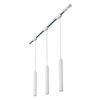 Biard Liv LED 3 x 5W Pendelleuchte mit 1m Schiene - Weiß