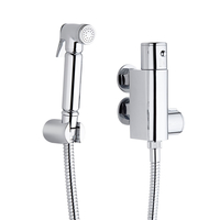 Bidet Hygienedusche Thermostatisch zur Wandmontage in Chrom - von Hudson Reed