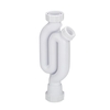 Bodenablauf Siphon für Waschbecken 1 - 1 ¼ " 75mm PVC Ablauf mit Öffnung zum Reinigen - McAlpine