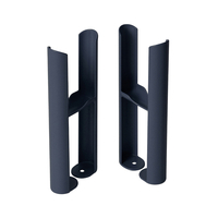 Bodenmontagefüße für Gliederheizkörper Regent mit 2-Säulen – Blau (Regal Blue) - Hudson Reed