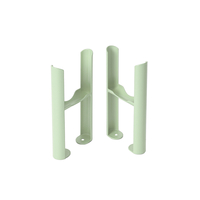 Bodenmontagefüße in Pine Green,  für 3-säulige Gliederheizkörper Regent - Hudson Reed