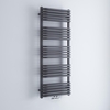Design Badheizkörper Arch 1191W 1269x500mm Mittelanschluss Anthrazitgrau,  von Hudson Reed