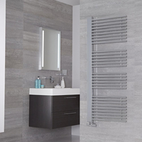 Design Badheizkörper Chrom 160x60cm 498W Seitlich offen - Bosa,  von Hudson Reed