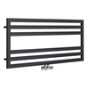 Design Badheizkörper Horizontal 50x120cm 582W Seiten- & Mittelanschluss Anthrazit - Ponza von Hudson Reed