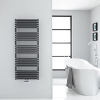 Design Badheizkörper mit Mittelanschluss,  Anthrazit 1269mm x 500mm 1191W – Arch