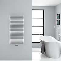Design Badheizkörper mit Mittelanschluss,  Weiß 1000mm x 500mm 986W – Arch