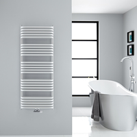 Design Badheizkörper mit Mittelanschluss,  Weiß 1269mm x 500mm 1191W – Arch