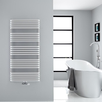Design Badheizkörper mit Mittelanschluss,  Weiß 1269mm x 600mm 1387W – Arch