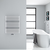 Design Badheizkörper mit Mittelanschluss,  Weiß 736mm x 600mm 869W – Arch
