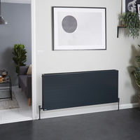 Design Flachheizkörper Horizontal,  aus Stahl - Größe und Farbe wählbar - Stelrad Vita Deco von Hudson Reed
