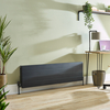 Design Flachheizkörper (Typ 22) - Horizontal - 400mm x 1400mm - Anthrazit - 2000W - Hudson Reed Alora