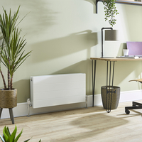 Design Flachheizkörper (Typ 22) - Horizontal - 400mm x 800mm - Weiß - Hudson Reed Alora