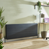 Design Flachheizkörper (Typ 22) - Modern - Horizontal - 600mm x 1600mm - Anthrazit - 3000W - Hudson Reed Alora