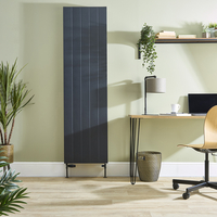 Design Flachheizkörper (Typ 22) Vertikal - 1800 x 500mm - Anthrazit - Kompakt - Hudson Reed