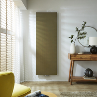 Design Flachheizkörper Vertikal 180cm,  Breite von 40cm bis zu 60cm,  in Antikgold - Rubi Hudson Reed