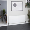 Design Flachheizkörper Weiß (doppellagig),  horizontal 600x1400mm,  2841W - Stelrad Vita Deco von Hudson Reed