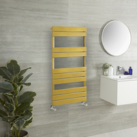Design Handtuchheizkörper mit flachen Heizlamellen - 1000mm x 600mm Metallic Gold - Lustro