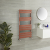 Design Handtuchheizkörper mit flachen Heizlamellen - 1000mm x 600mm Metallisches Kupfer - Lustro