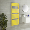 Design Handtuchheizkörper mit flachen Heizlamellen - 1500mm x 600mm Gelb (Dandelion Yellow) - Lustro