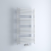 Design Handtuchheizkörper Vertikal Mittelanschluss Weiß 1000mm x 600mm 1157W - Arch,  von Hudson Reed
