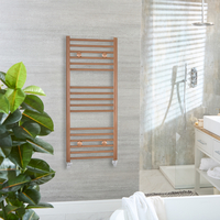 Design Handtuchheizung mit metallischem Kupferfinish flach,  Größe wählbar ab 800x500mm – Ive Hudson Reed