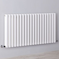 Design Heizkörper 1863W 635x1180mm - Warmwasser,  Doppellagig,  Weiß - Revive,  von Hudson Reed
